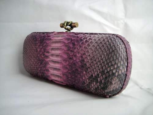 Bottega Veneta Clutches New Knot 8652 purple snake